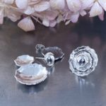 blossom earring jacket - Argentium silver
