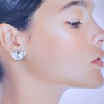 half moon earring jacket - Argentium silver - Image 2