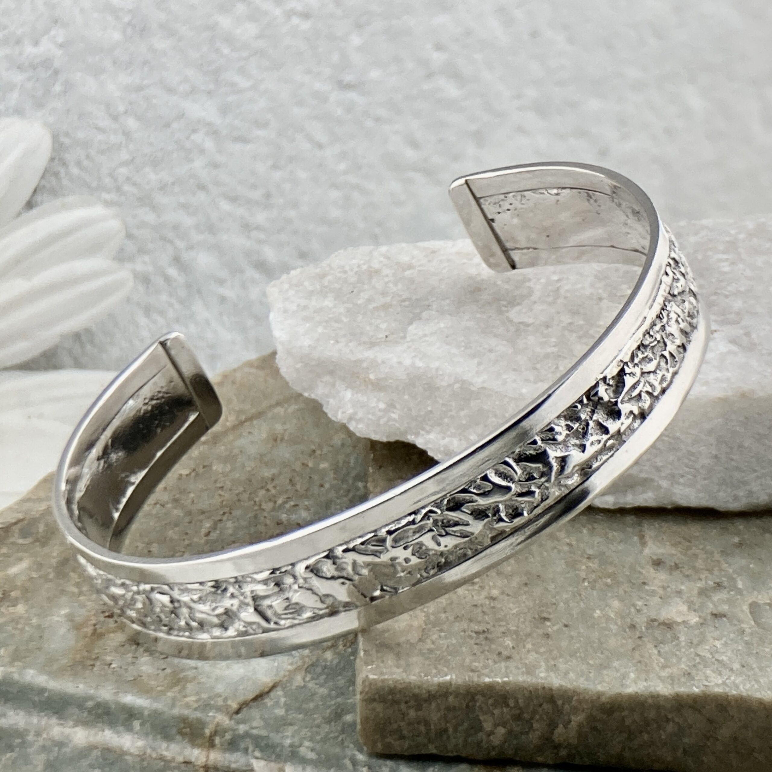 Argentium Silver Lunar Cuff | Argentium Bracelets | A & R Jewellery