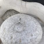 sun and moon nautical pendant - Argentium silver - Image 2