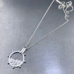 sun and moon nautical pendant - Argentium silver - Image 3