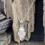 rapids pendant - Argentium silver - Image 2