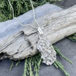 rapids pendant - Argentium silver - Image 3