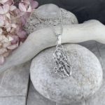 rapids pendant - Argentium silver - Image 4