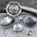 blossom earring jacket - Argentium silver - Image 5