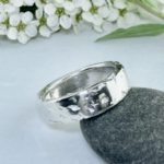 river ring - size 9.5 - Argentium silver - Image 2