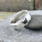 river ring - size 9.5 - Argentium silver - Image 3