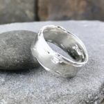 river ring - size 10.25 - Argentium silver - Image 4