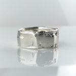 river ring - size 5.5 - Argentium silver - Image 2
