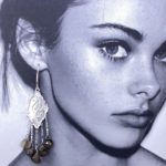 smoky quartz earrings - chandelier - Argentium silver - Image 2