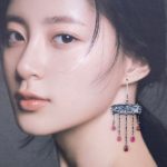 pink tourmaline earrings - chandelier - Argentium silver - Image 2
