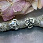 pebbles earrings - post - Argentium silver - Image 3