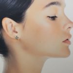 granules earrings - quadruple post - Argentium silver - Image 2