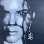 pebbles earrings - branch - Argentium silver - Image 2