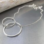 solar system necklace, large - Argentium silver