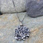 rapids pendant - antique Argentium silver - Image 2