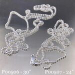 Sterling silver Bead chain