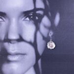 pearl (pink) earrings - blossoms - Argentium silver - Image 2