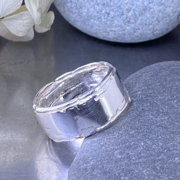 river ring - size 9 - Argentium silver - Image 2