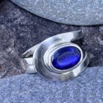 kyanite ring – size 4.25 – buttonhole – 1.5 carat