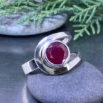 ruby ring – size 10.75 – buttonhole – 3.5 carat
