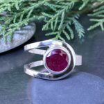 ruby ring – size 10.75 – buttonhole – 3.5 carat - Image 5